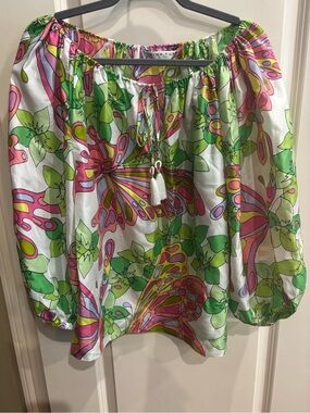Trina Turk Sandia silk top EUC